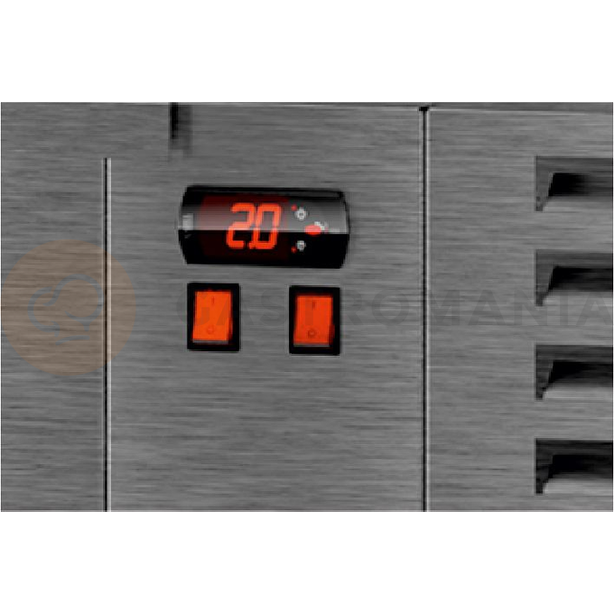 Otvorený chladiaci regál, drevené prevedenie 1250x700x2020 mm | RAPA, RCh-O D