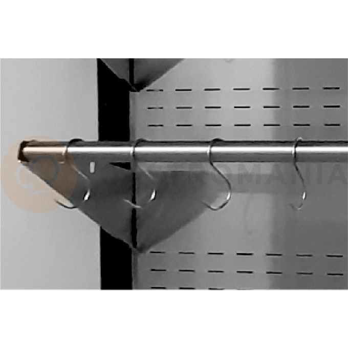 Otvorený chladiaci regál s lakovanou prednou stranou 1960x700x2020 mm | RAPA, RCh-O