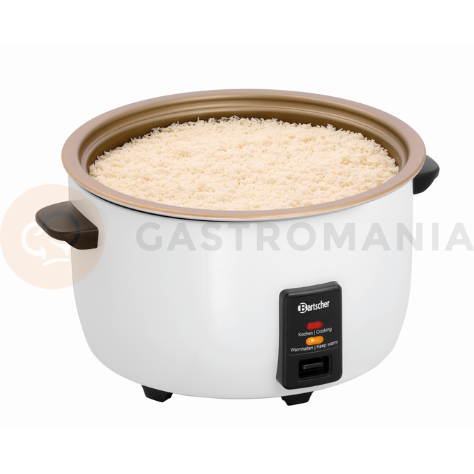 Zariadenie na prípravu ryže 12 l, biele, 500x440x370 mm | BARTSCHER, 150538