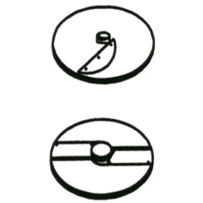 Kotouč plátkovací E a polohovací X X1-8, 1-8 mm | MASOPROFIT, 7110602