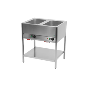 Vodní lázeň stabilní dělená 2x GN 1/1 200 mm | RM GASTRO, BMSD-2-1/1