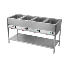 Vodní lázeň stabilní dělená 4x GN 1/1 200 mm | RM GASTRO, BMSD-4-1/1