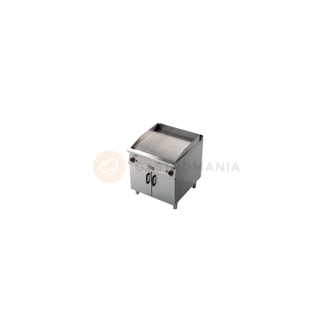 Plynová grilovací deska hladká chrom RM 900 | RM GASTRO, FTL - 98 GS