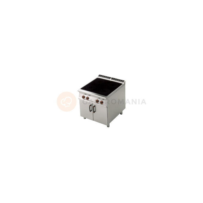 Sporák elektrický s indukčním ohřevem a skříňkou RM 900 | RM GASTRO, PCI - 98 ET