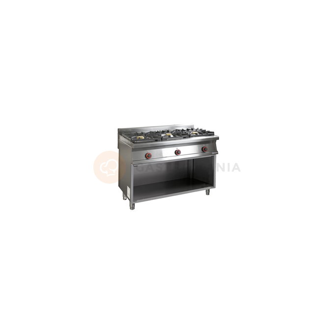 Sporák plynový - čínský s 3 hořáky | RM GASTRO, PC3T - 612 G WOK