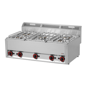 Plynový sporák 3x3kW+2x3,6kW | RED FOX, SPL-99/5G
