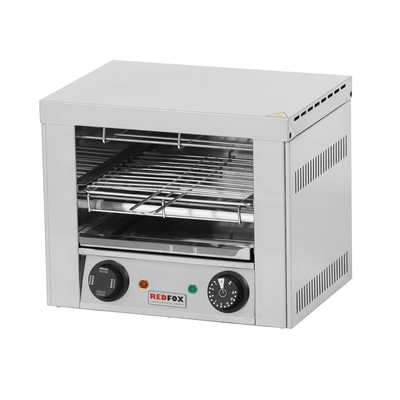 Toaster 2x klešte, rošt 395x250x285 mm, 1,6kW | RED FOX, T-920