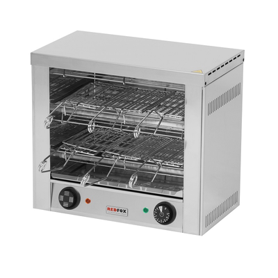 Toaster 6x klešte, rošt  450x250x400 mm, 3kW | RED FOX, T-960