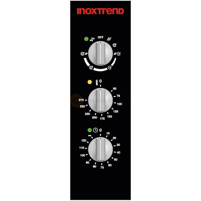 Piec konwekcyjno-parowy elektryczny, 11xGN2/1, 1050x870x1060 mm | INOXTREND, CDA-211E