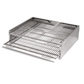 Górny grill do pieca-grilla na węgiel drzewny 715x630x251 mm | RESTO QUALITY, RQ.PKF-40-US