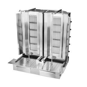 Gyros, opiekacz gazowy do kebaba podwójny, 5+5 palników, wsad 160 kg, 1000x715x1230 mm | RESTO QUALITY, KLG225-T
