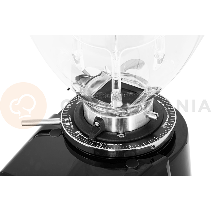 Automatyczny młynek do kawy, czarny, 1,5 kg, 230x615x270 mm | RESTO QUALITY, F64E NERO