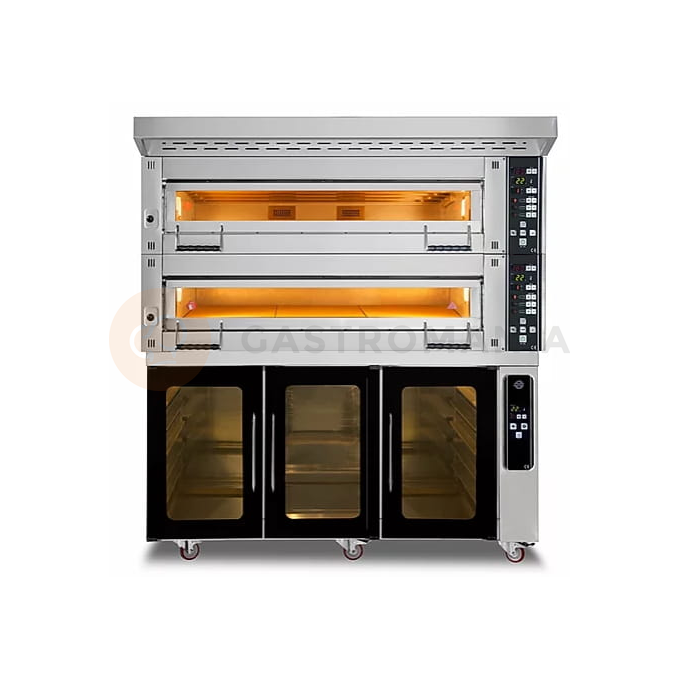 Piec piekarniczy modułowy 2-komorowy, elektryczny, 24 kW, 400 V, 1660x1020x1850 mm | RESTO QUALITY, MD/1200/2