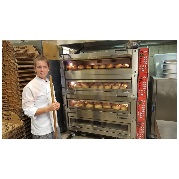 Piec piekarniczy modułowy 3-komorowy, elektryczny, 39,6 kW, 400 V, 1660x1400x2170 mm | RESTO QUALITY, MT/1400/2