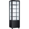 Witryna chłodnicza, cukiernicza, LED, 235 l, czarna, 515x485x1690 mm | RESTO QUALITY, RTC237BE