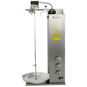 Gyros, opiekacz gazowy do kebaba, 3 palniki, wsad do 40 kg, 550x465x995 mm | RESTO QUALITY, Budget RQ43033