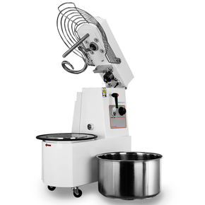 Miesiarka spiralna do ciasta z podnoszonym hakiem i wyjmowaną dzieżą, 2 prędkości, 20 l, 400 V, 390x670x730 mm | RESTO QUALITY, RQT20 2V