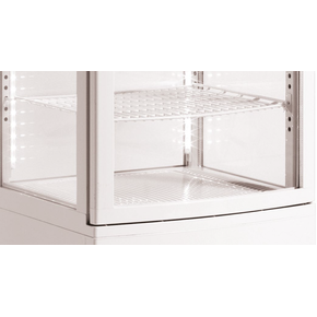 Witryna chłodnicza, cukiernicza, LED, 270 l, biała, 515x485x1895 mm | RESTO QUALITY, RTC287WE