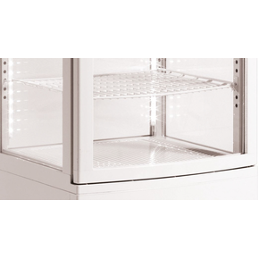 Witryna chłodnicza, cukiernicza, nablatowa, 78 l, biała, 428x386x960 mm | RESTO QUALITY, RT82WE