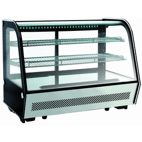 Witryna chłodnicza, cukiernicza, nablatowa, LED, 160 l, 880x568x686 mm | RESTO QUALITY, RTW160