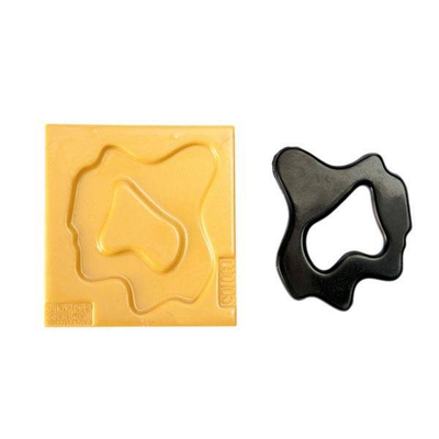 Forma silikonowa do masy cukrowej lub czekolady w kształcie sadzonego jajka - 125x10x135 mm | SILIKOMART, SugarFlex Gold