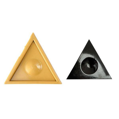 Forma silikonowa do masy cukrowej lub czekolady w kształcie trójkąta równobocznego - 120 mm | SILIKOMART, SugarFlex Gold