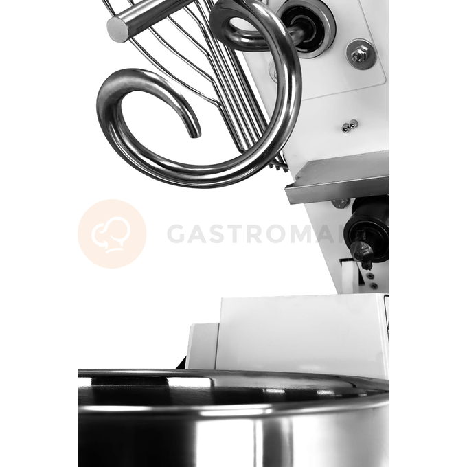 Miesiarka spiralna do ciasta z podnoszonym hakiem i wyjmowaną dzieżą, 2 prędkości, 30 l, 400 V, 430x740x810 mm | RESTO QUALITY, RQT30 2V