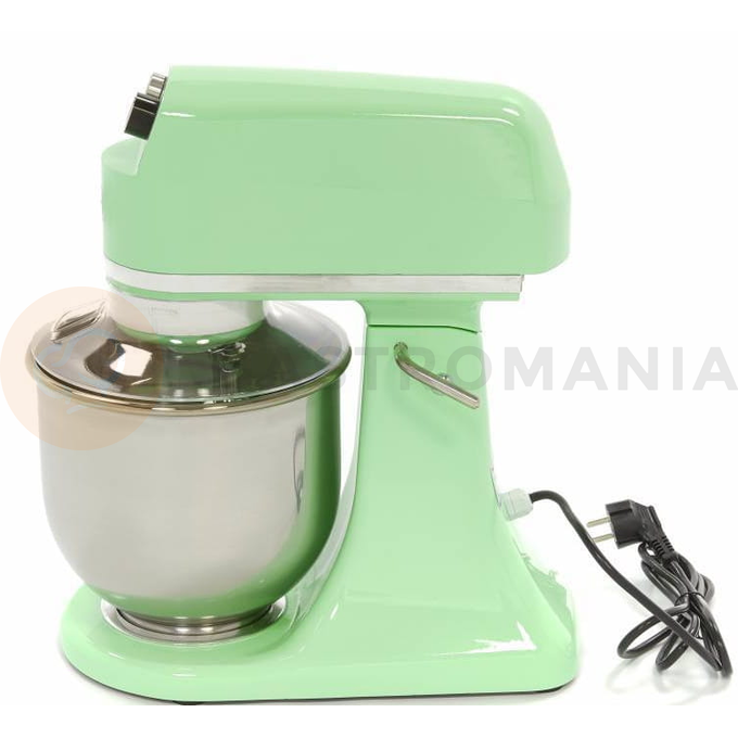 Mikser planetarny, 7 l, min/max. wsad ciasta: 0,2/2 kg, zielony, 240x425x425 mm | RESTO QUALITY, RQB7-G