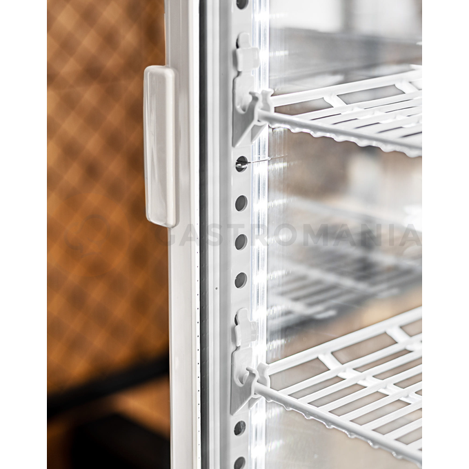 Witryna chłodnicza, cukiernicza, nablatowa, 78 l, biała, 428x386x960 mm | RESTO QUALITY, RT82WE