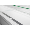Witryna cukiernicza chłodnicza, białe wnętrze, 900x690x1300 mm | RESTO QUALITY, Dolce Visione Basic 900 W1 Bianco