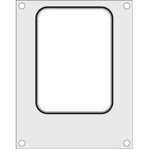 Matryca do zgrzewarki 976722, pojemnik bez podziału 187x137 mm | HENDI, 805664