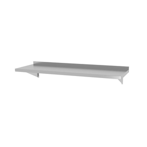Półka wisząca na konsolach, z dwiema konsolami, 1200x300x250 mm | HENDI, 816509