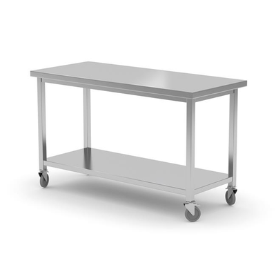 Stół jezdny z półką - skręcany, 1000x700x850 mm | HENDI, Kitchen Line