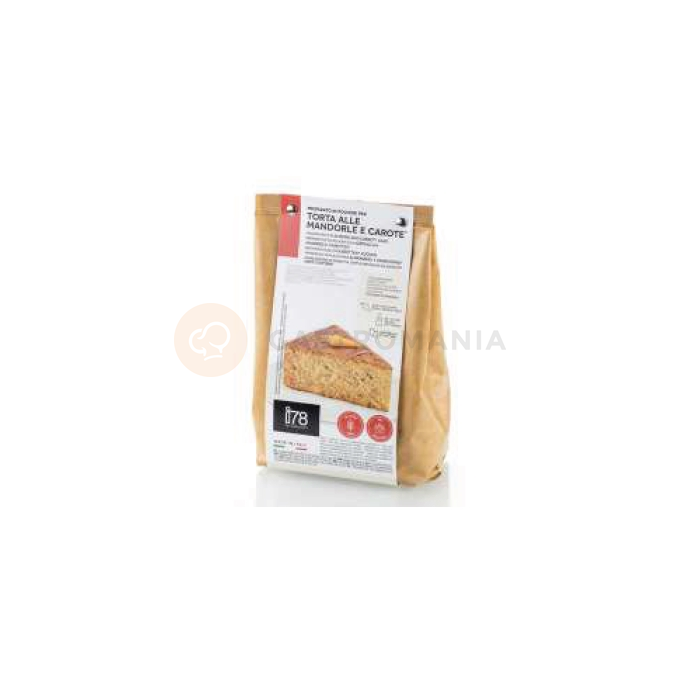 Ciasto migdałowo-marchewkowe, torta alle mandorle e carote, gotowy mix, 400 g | SILIKOMART, i78 Ingredients