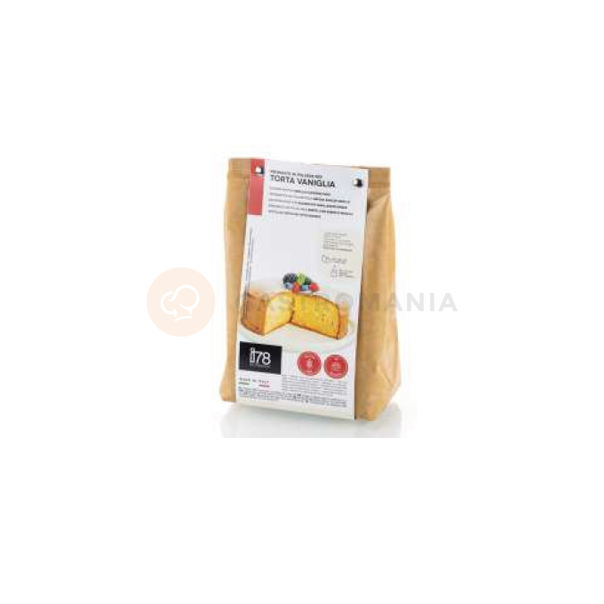 Ciasto waniliowe, torta vaniglia, gotowy mix, 400 g | SILIKOMART, i78 Ingredients