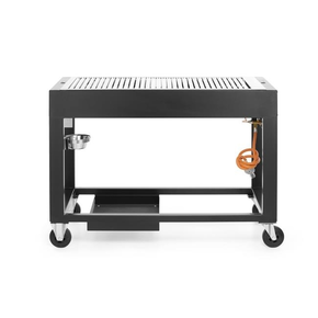 Grill gazowy, czarny 10 kW, 1260x580x900 mm | HENDI, Inferno
