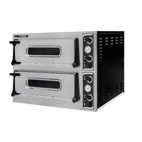 Piec do pizzy 2-komorowy, elektryczny, 400 V, 975x814x745 mm | PRISMAFOOD, 1F010050
