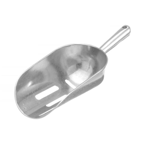 Szufelka barmańska aluminiowa z otworami, 0,35 l, 220x80 mm | BAR UP, 521434