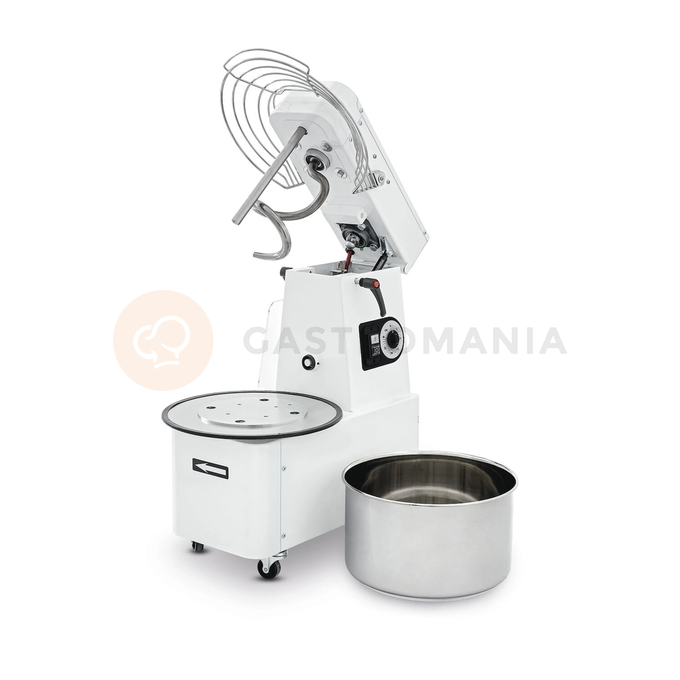 Miesiarka spiralna 10 l z podnoszoną głowicą i wyjmowaną dzieżą, 35 kg/h, 230V, 380x600x645 mm | PRISMAFOOD, 1I051025