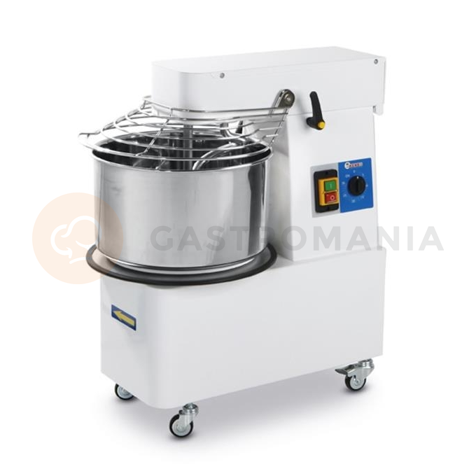 Miesiarka spiralna 32 l z podnoszoną głowicą i wyjmowaną dzieżą, 88 kg/h, 400V, 435x750x810 mm | PRISMAFOOD, 1I054035