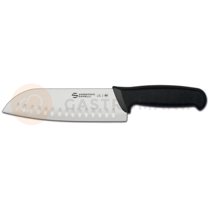 Nóż Santoku, ze żłobieniami, 18 cm | AMBROGIO SANELLI, Supra