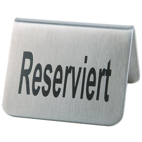Informačné štítky &quot;Reserviert&quot; 55x50x35 mm, 2 ks | APS, 00017