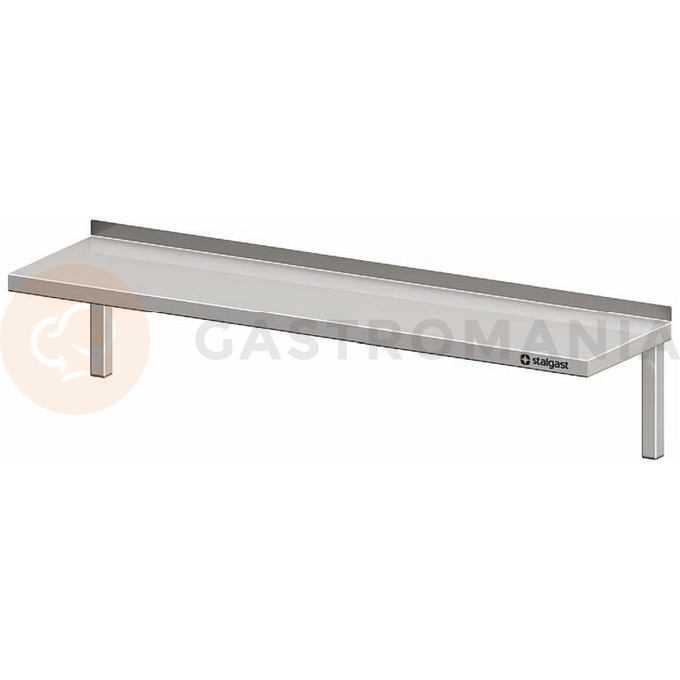 Nerezová závesná polica jednoposchodová 900x400x250 mm, zváraná | STALGAST, 981814090