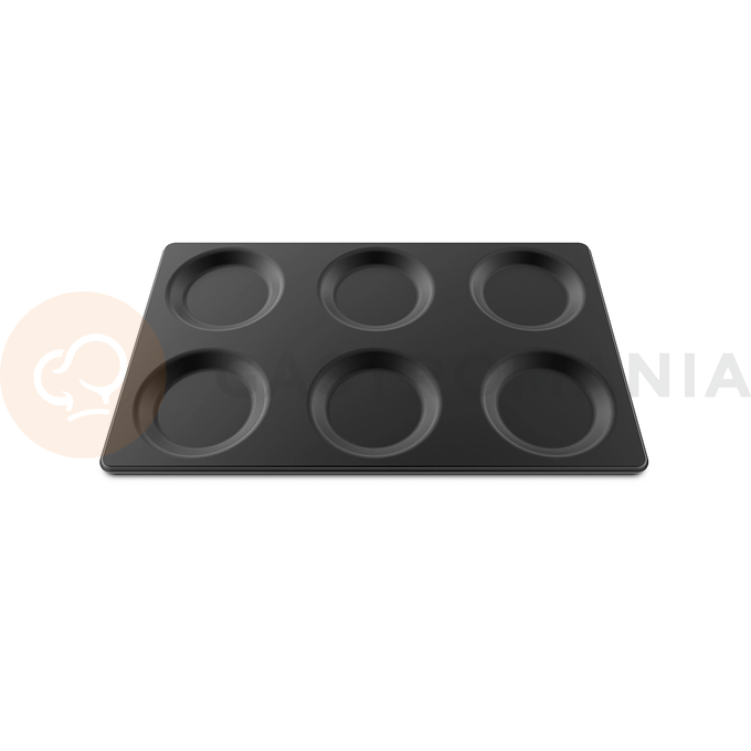 Hliníkový plech na 6 vajec s nepriľnavým povrchom | UNOX, EGGS 6x2