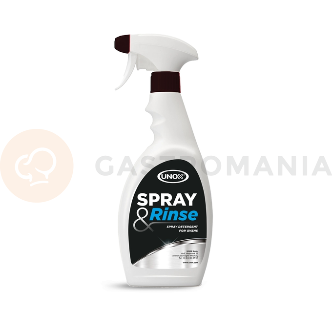 Umývací prostriedok v spreji na ručné čistenie akéhokoľvek pece 0,75 l | UNOX, Spray&amp;Rinse