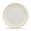 Biely plytký tanier, ručne zdobený 21,7 cm | CHURCHILL, Stonecast Barley White