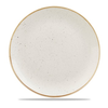Biely plytký tanier, ručne zdobený 28,8 cm | CHURCHILL, Stonecast Barley White