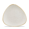 Biely tanier v tvare trojuholníka, ručne zdobený 19,2 cm | CHURCHILL, Stonecast Barley White
