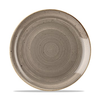 Plytký tanier sivý, ručne zdobený 26 cm | CHURCHILL, Stonecast Peppercorn Grey