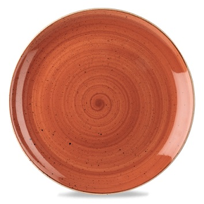 Porcelánový plytký tanier, ručne zdobený 32,4 cm | CHURCHILL, Stonecast Spiced Orange